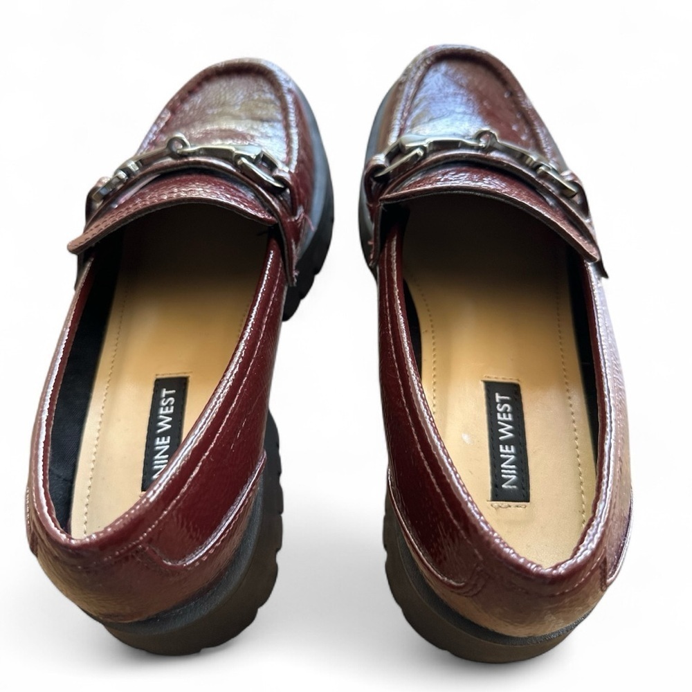 Nine West Women's Gonehome Lug Sole Loafers Size 6.5 - Picture 2 of 5